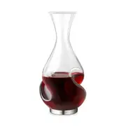 Final Touch 750ml Borosilicate Glass 2 Phase Conundrum Aerator Wine Decanter