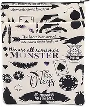 Six of Crows Merchandise Six of Crows Book Sleeve Grishaverse Gift Ketterdam Merch Six of Crows Bookish Gift (Six of Crows BS)
