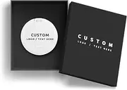 Custom Card USB Flash Drive, 50 Pack Personalized Round Card USB 2.0 Flash Drive, Ideal for Business, Education, Corporations, Photography & Music Studios (128 GB,with Gift Box)