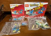 Mega Construx Pokemon RIOLU EVOLUTION SET Lucario 131 Piece NIB SEALED CONTENTS