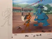 PINK PANTHER, ANT &THE AARDVARK ORIGINAL, PRODUCTION CE, DRAWING BACKDROP 11x13