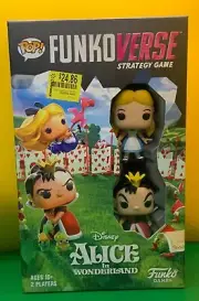 Pop! Funkoverse - Alice in Wonderland 100 CHASE Funko Games Strategy Board Game