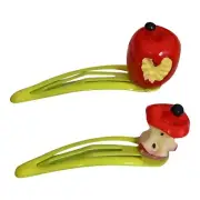 Clip Girls Hair Clip with 3D Fruit Women Kid Hairgrips Headdress Barrettes