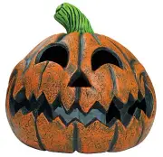 Happy Pumpkin Prop Halloween Haunted House Decor Gourd October Orange Yard Patch