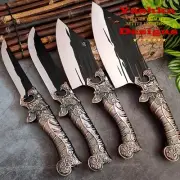 Chef Kitchen Knives Cleaver Butcher Home Cooking Tools Dragon Style Design Knife