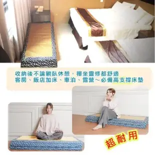 【凱蕾絲帝】台灣製造-冬夏兩用臻愛沁涼紙纖高支撐三折單人記憶聚合床墊-3尺