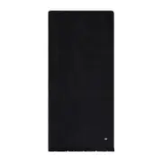 [Saint Laurent] Saint Laurent-Black Wool Ysl Scarf-Donna OS OS