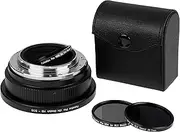 [Fotodiox] DLX Stretch Lens Mount Adapter - Compatible with Hasselblad V-Mount Lens to Canon EOS (EF, EF-S) Mount D/SLR Camera Body with Macro Focusing Helicoid and Magnetic Drop-in Filters
