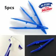 5Pcs Plastic Tweezers Tweezer Antistatic Pickup Tools Repair Heat Resistant