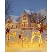 large. Giant-Sized LED With Bow Holiday Yard Christmas Outdoor Decoration