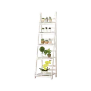 5 Tier Wooden Ladder Shelf Stand Storage Shelving Display