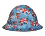 Cool Hard Hats Unisex FIJI FLAG Pro Choice Wide Brim Safety Hard Hat