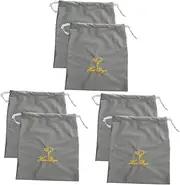 Baluue 6pcs Drawstring Hair Dryer Storage Bags Embroidered Travel Pouch for Hair Blower Design for Organizing and Cosmetics