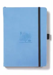 Dingbats Earth: A5 Sky Blue Great Barrier Reef Notebook - Dotted