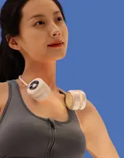 Foldable Leafless LED Light USB Summer Cooling Neck Fan