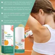 Natural Deodorant for Kids & Teens,Kids Whole Body Deodorant: