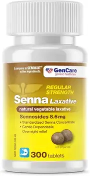- Senna Laxatives (8.6Mg Tablets) with Natural Sennosides (1000 Tablets per Bott