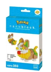 Nanoblock Pokemon Yamper NBPM_069 Micro-Sized Building Block Set 190 Pieces