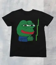 Pepe Frog Crypto Hodl Long Frog Meme Pepe T shirt / %100 Premium Cotton