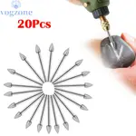 20PCS DIAMOND GRINDING HEAD CONICAL-ABRASIVE ROTARY TOOL-3MM