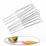 DIY Lure Spinner Wire Set 50pcsPack Fishing Bait Shafts with Rotating Sequin