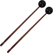 Kisangel 2Pcs Rubber Drumsticks for Glockenspiel Xylophone Ergonomic Handle Mallets for Tongue Drum Bell Percussion Instruments Crisp Sound Comfortable Grip
