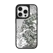 iPhone 16 Pro Mirror Case MagSafe Compatible Lucky Foo Dog by Gabe Shum