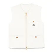 [Moncler] Moncler Vigny Quilted Gilet II NUMERIC WHITE