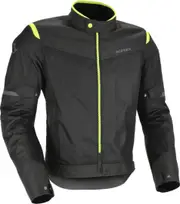 Acerbis Ramsey Vented 2.0 Mesh Motorcycle Textile Jacket, black-yellow, Size L for Men Black Yellow