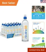 Premium Ionized Water Infused with Himalayan Minerals 24-Pack, 8.8 pH Balance