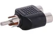 Dynalink 2 RCA Female To RCA Male Adapter