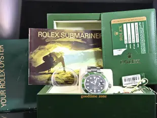[好時計] ROLEX 勞力士 16610 LV 綠水鬼 舊綠 防偽內圈 M序號 40mm LRH731
