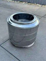 Fire Drum With Concrete Base (412)