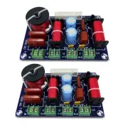 2PCS 3-Way 250W 850/5200Hz Frequency Divider DIY Speaker Circuit Treble7966