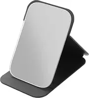Baluue Folding Vanity Mirror Vanity Mirrors Makeup Light Mirror Vintage Mirror Makeup Mirror Small Travel Mirror Stainless Steel Credit Card Mirror Table Mirror Folding Black Mirror
