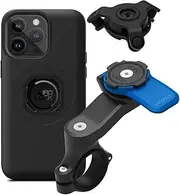 Quad Lock Motorcycle Handlebar Phone Mount Kit with Vibration Dampener and iPhone 14 Pro Max MAG Case