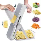 Upgrade Safe Mandoline Slicer for Kitchen - Multifunctional Vegetable Salad Chop