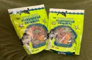 2 Trader Joes Super Sour Scandinavian Swimmers Soft & Chewy Gummy Candies