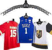 ChalkTalkSPORTS JerseyGenius | The Ultimate Display for All Jerseys | Shapes to Fit Any Sports Jersey | Versatile Hanger and Wall Display
