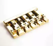 Genuine Kluson HiMass Fender 5 String P/J-Bass Upgrade Bridge, Gold KHMBBS5 G