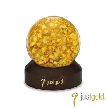 鎮金店Just Gold 工藝擺件-金箔水晶球