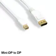KNTK 10ft Mini DisplayPort to DisplayPort Cable 32 AWG 4K HD MiniDP to DP Cord