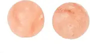 2 Pcs Ball Himalayan Salt Hot Massage Cold Stones Set Warm Rocks Kit for Facial SPA1.97IN