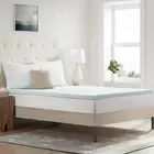 Sweet Home Collection Queen Mattress Topper 2 Inch Gel Infused Memory Foam Cooli