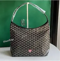 在飛比找Yahoo!奇摩拍賣優惠-GOYARD 黑色 限定 彩繪 紅愛心 Bohème Hob