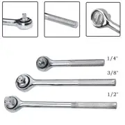 Easy to Use Quick Release Ratchet Wrench for Socket Installation and Removal