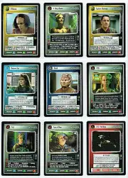 STAR TREK CCG THE BORG COMPLETE SET OF 20 RARE PLUS CARDS