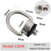 Strap screw d ring camera screw mount 1/4 inch quick release plate screw adap CR