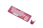 TODO 2.4Ghz Wireless Keyboard Mouse Combo Mac Windows Android 96 Key - Red