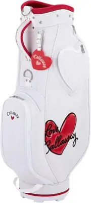 Callaway Golf Ladies Caddy Bag LOVE 25 JM 8.5 x 46 inch 2.9kg White 5125048